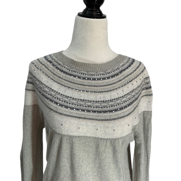 telluride Clothing Co. Cozy Fair Isle Lightweight Lambswool Sweater Size… - Picture 3 of 9
